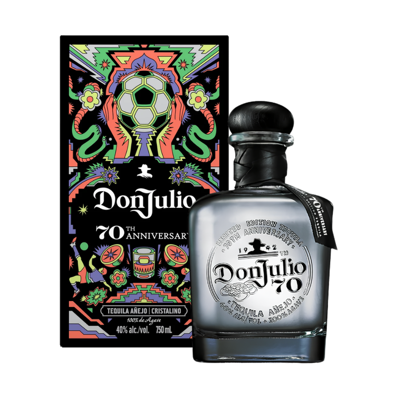 Don Julio Anejo Claro 70th Anniversary Futbol Tequila Limited Edition - LoveScotch.com