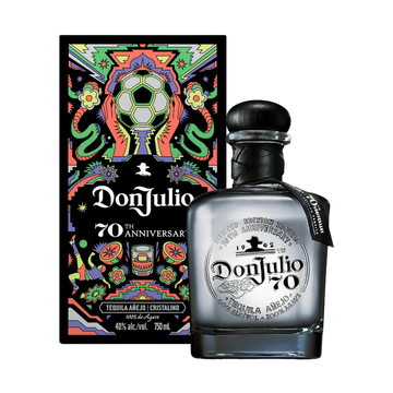 Don Julio Anejo Claro 70th Anniversary Futbol Tequila Limited Edition - LoveScotch.com