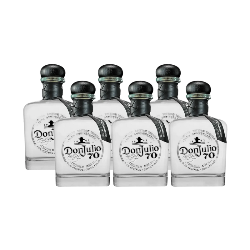 Don Julio Tequila 70th Anniversary 50ml 6-Pack Edition - LoveScotch.com