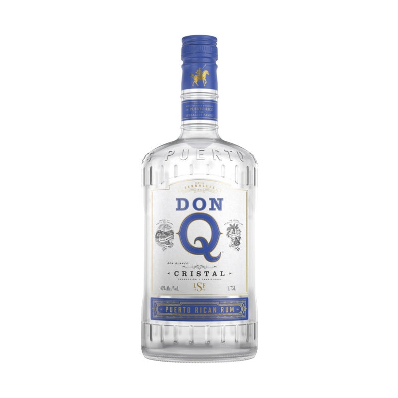 Don Q Cristal Rum (1.75L) bottle