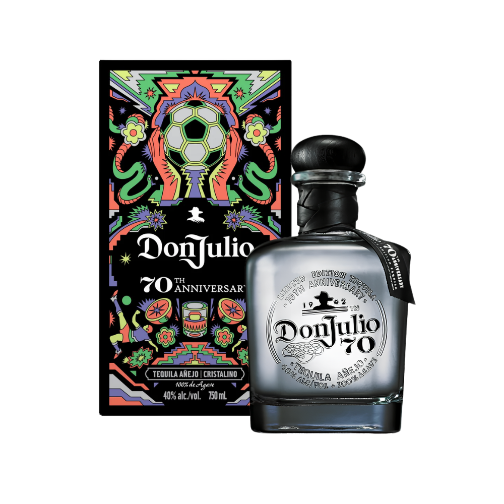 Don Julio Anejo Claro 70th Anniversary Futbol Tequila Limited Edition