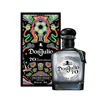 Don Julio Anejo Claro 70th Anniversary Futbol Tequila Limited Edition