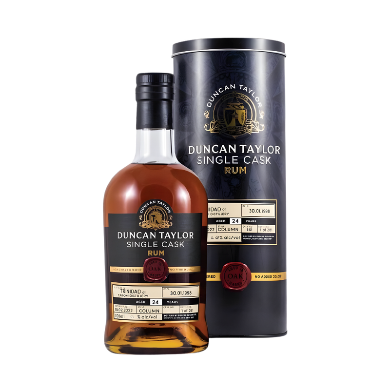 Duncan Taylor Caroni 24 Year Old 1998 Single Cask Trinidad Rum - LoveScotch.com