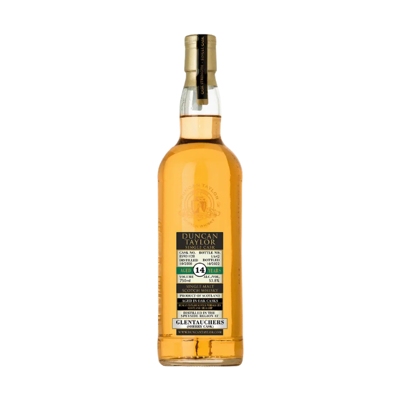 Duncan Taylor Glentauchers 2008 14 Year Old Sherry Cask 85901128 Speyside Single Malt Scotch Whisky - LoveScotch.com
