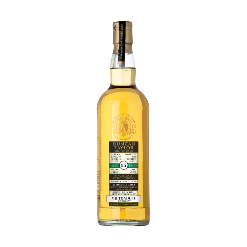 Duncan Taylor Miltonduff 2008 15 Year Old Cask 83900249 Speyside Single Malt Scotch Whisky - LoveScotch.com