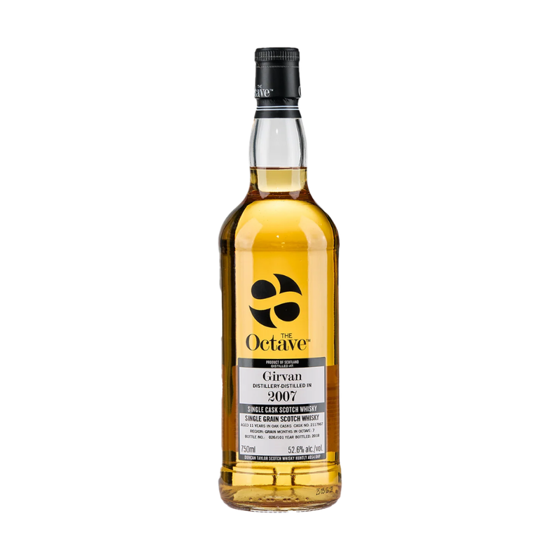 Duncan Taylor Octave Girvan 2007 11 Year Old Cask 2117967 Single Grain Scotch Whisky - LoveScotch.com