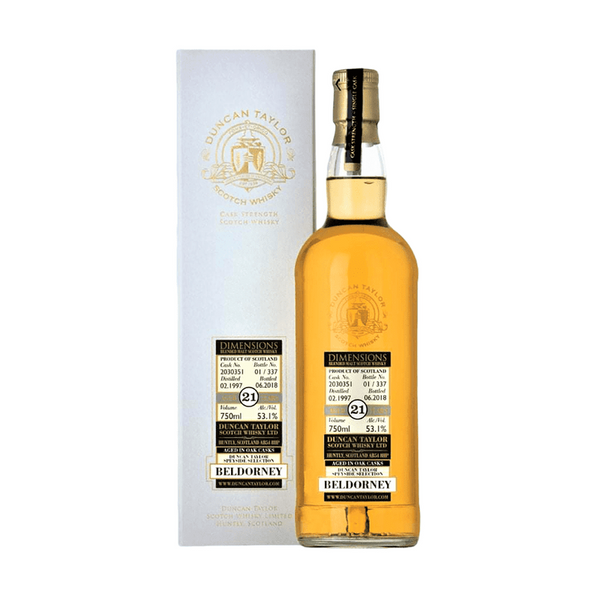 Duncan Taylor Dimensions Beldorney 21 Year Old 1997 Single Malt