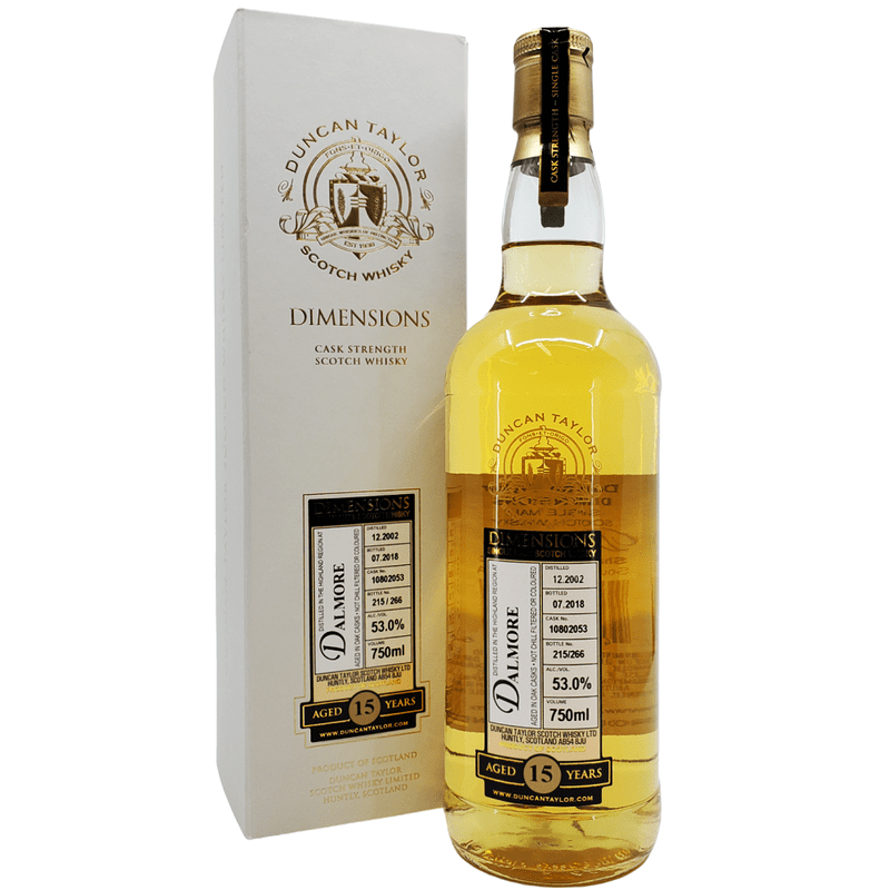Duncan Taylor Dimensions Dalmore 15 Year Old 2002 Single Malt Scotch Whisky - LoveScotch.com