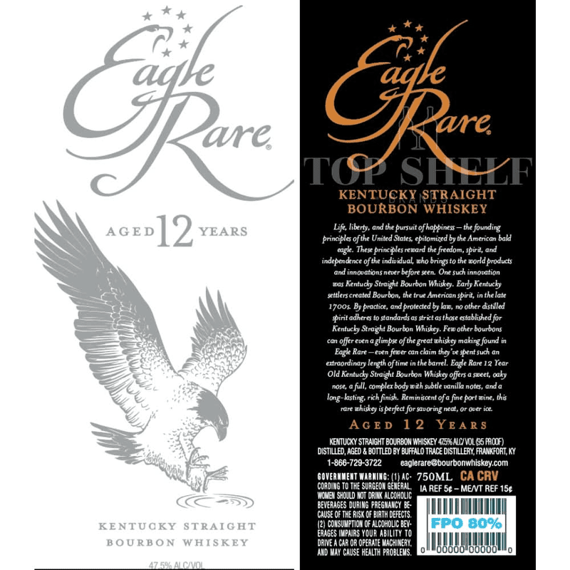 Eagle Rare 12 Year Old Kentucky Straight Bourbon Whiskey - LoveScotch.com