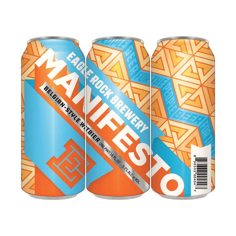 Eagle Rock Brewing 'Manifesto' Belgian-Style Beer 4-Pack - LoveScotch.com
