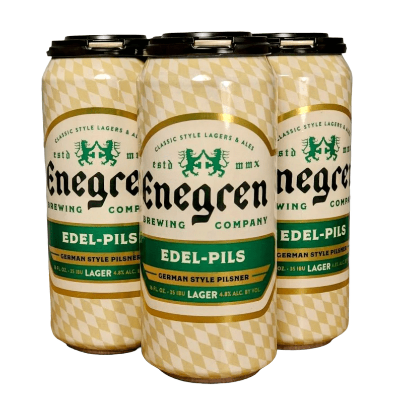 Enegren Brewing Co. Edel-Pils Lager Beer 4-Pack - ForWhiskeyLovers.com