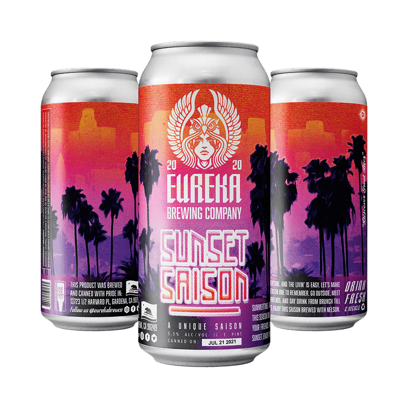 Eureka Brewing Co. 'Sunset Saison' Beer 4-Pack - ForWhiskeyLovers.com