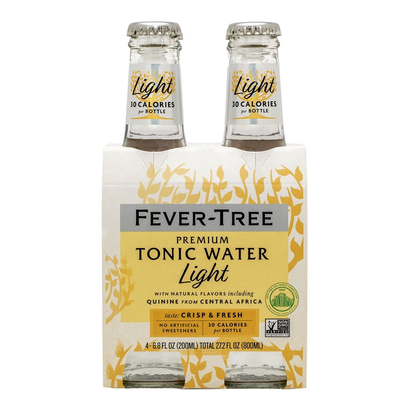 Fever Tree Light Tonic Water 4-Pack - LoveScotch.com