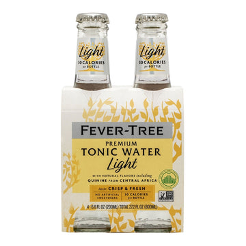 Fever Tree Light Tonic Water 4-Pack - LoveScotch.com