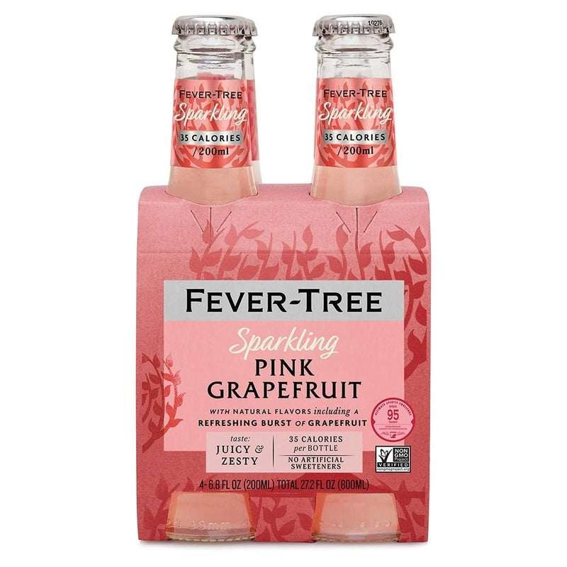 Fever Tree Sparkling Pink Grapefruit 4-Pack - LoveScotch.com