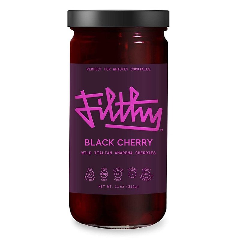 Filthy Food Black Cherry Cocktail Garnish 11oz - LoveScotch.com