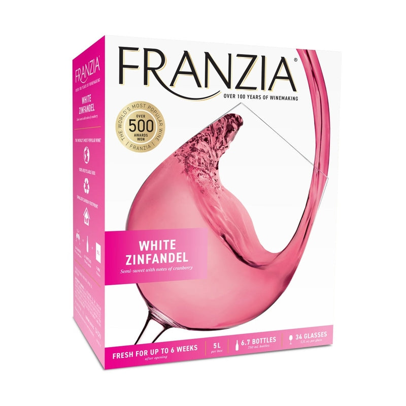 Franzia White Zinfandel 5L wine box