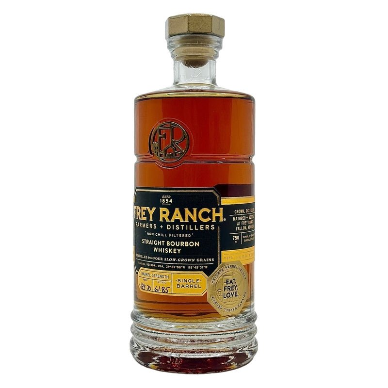 Frey Ranch Single Barrel 'Eat. Frey. Love' Straight Bourbon Whiskey - LoveScotch.com