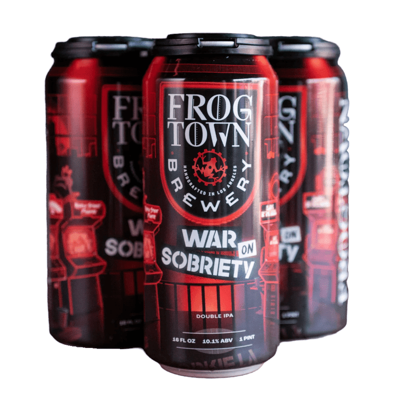 Frogtown Brewery 'War on Sobriety' DIPA Beer 4-Pack - LoveScotch.com