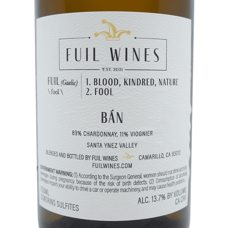 Fuil Ban Santa Ynez White Blend NV - LoveScotch.com