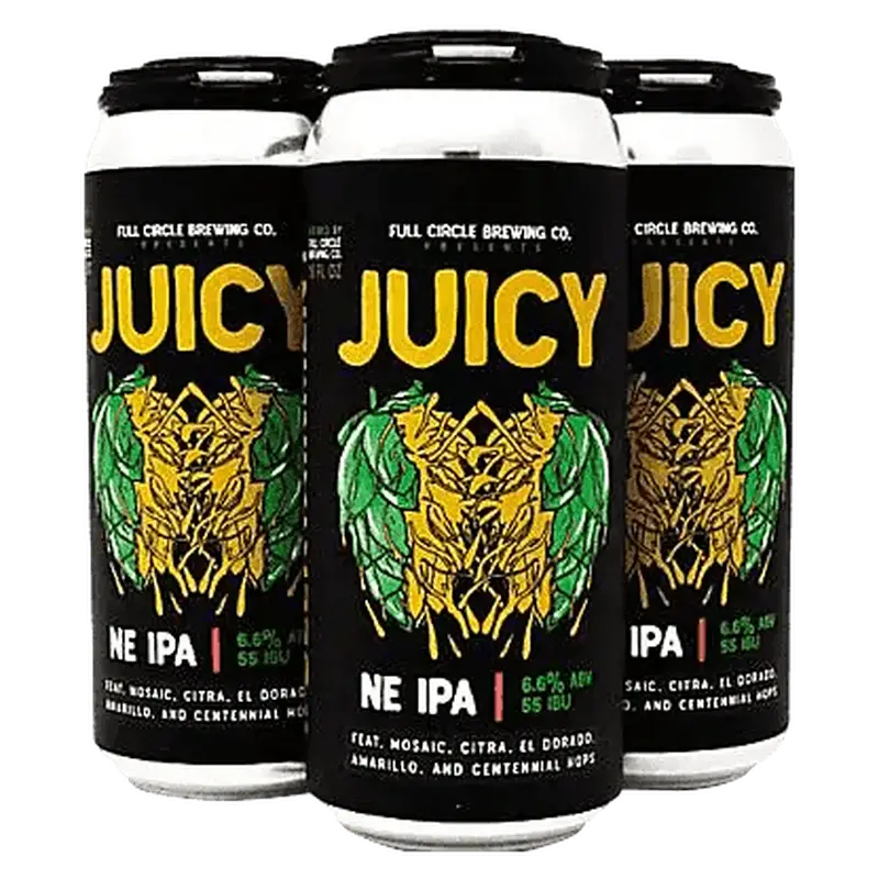 Full Circle Brewing Co. 'Juicy Hazy IPA' 4-Pack - LoveScotch.com 