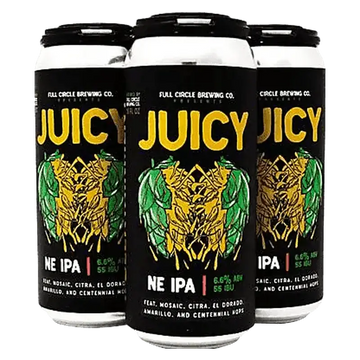 Full Circle Brewing Co. 'Juicy Hazy IPA' 4-Pack - LoveScotch.com 