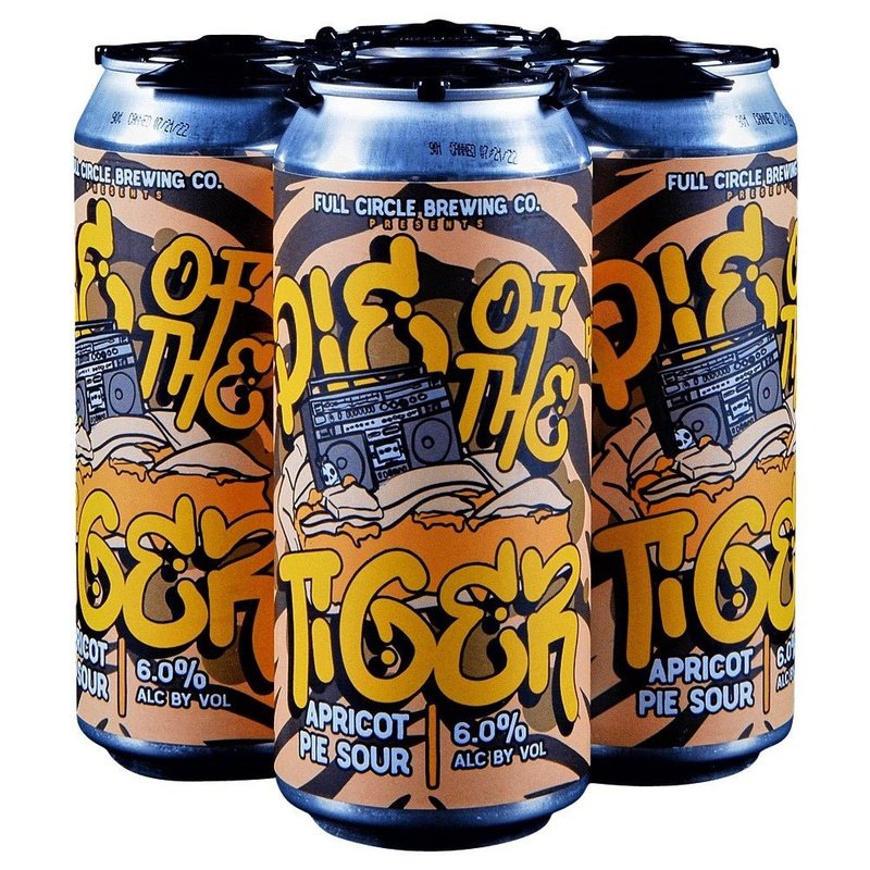 Full Circle Brewing Co. 'Pie of The Tiger' Apricot Sour Ale Beer 4-Pack - LoveScotch.com
