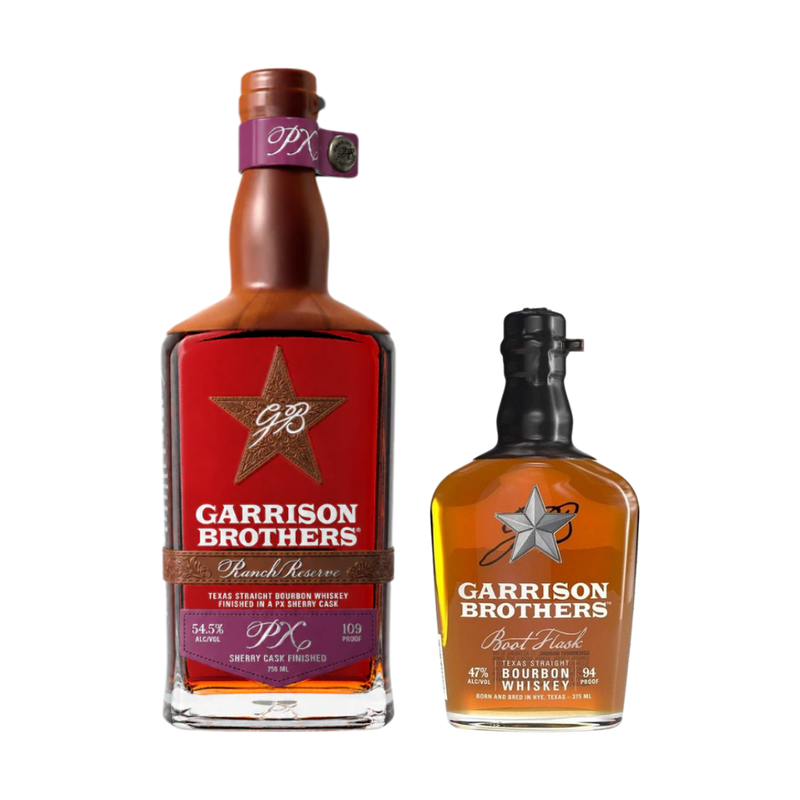 Garrison Brothers Ranch Reserve PX Cask + Boot Flask Bundle Pre-Order - LoveScotch.com