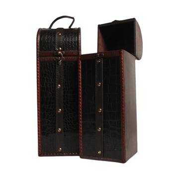 Gift Box - Wooden Alligator Leather Belted - LoveScotch.com