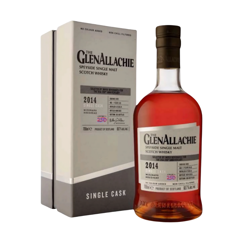 GlenAllachie 2014 11 Year Mizunara Cask Finish Single Cask #8481 - LoveScotch.com