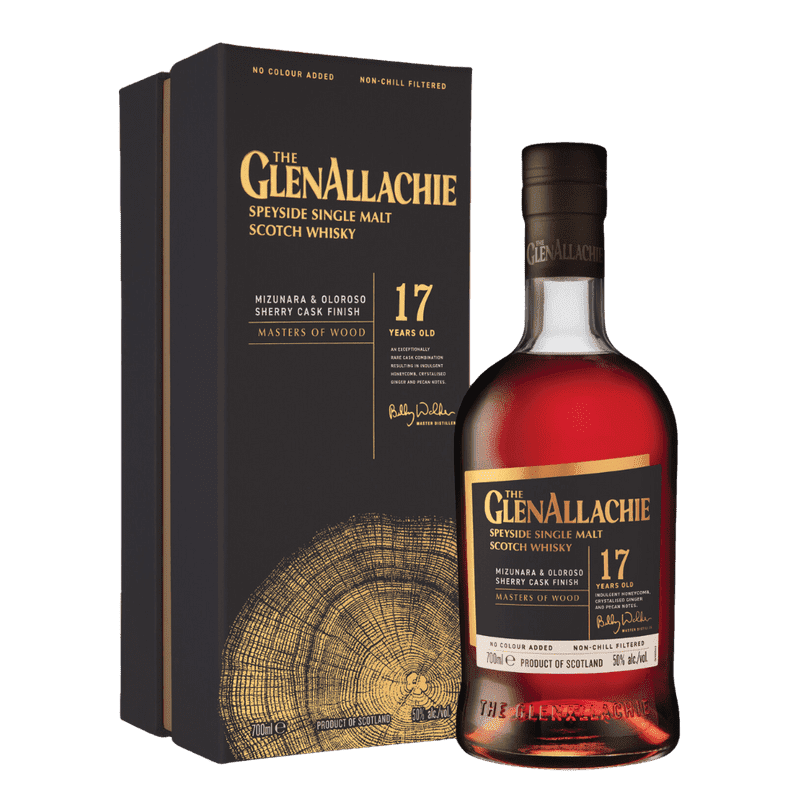 GlenAllachie Masters of Wood 17 Year Old Mizunara & Oloroso Cask Finish Single Malt Scotch Whisky - LoveScotch.com