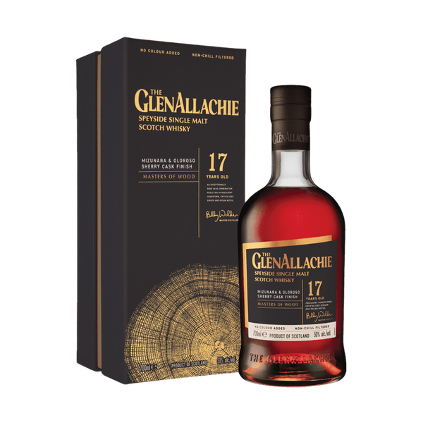 GlenAllachie Masters of Wood 17 Year Old Mizunara & Oloroso Cask