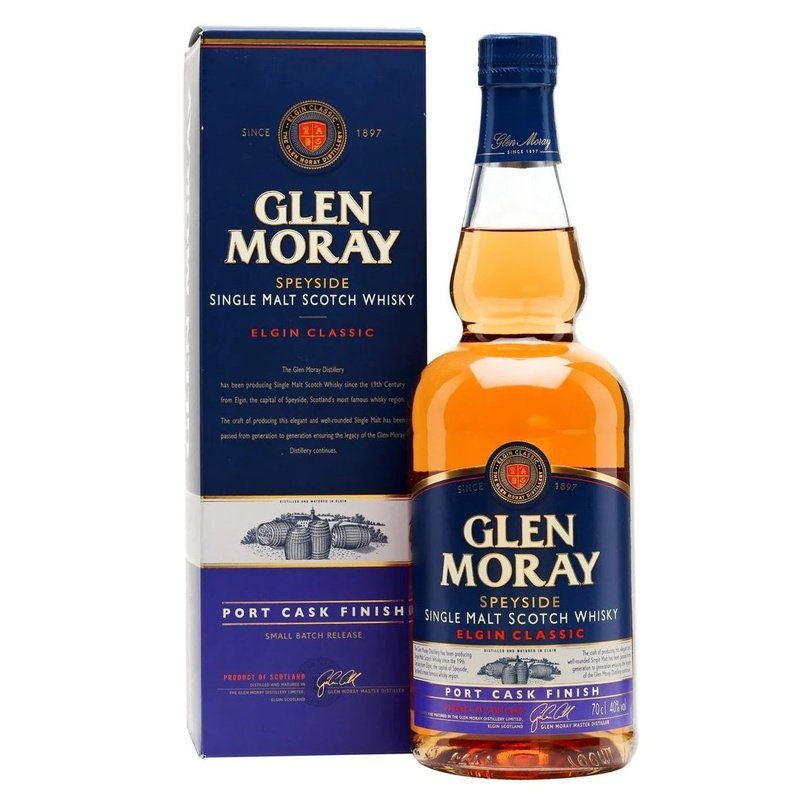 Glen Moray Classic Port Cask Finish Speyside Single Malt Scotch Whisky - LoveScotch.com