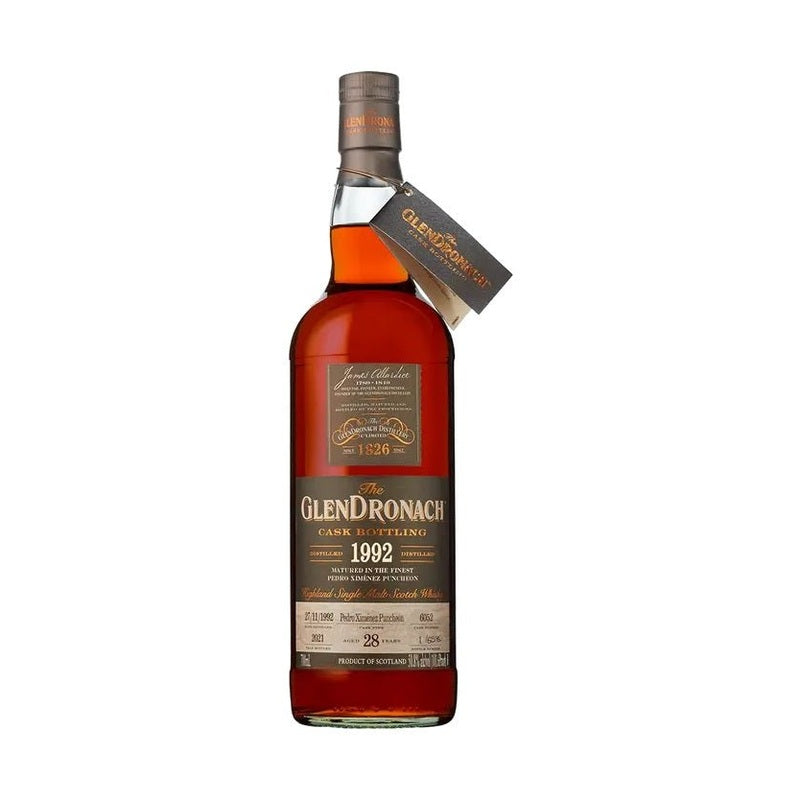 Glendronach 28 Year Old 1992 Cask 6052 Highland Single Malt Scotch Whisky - LoveScotch.com 