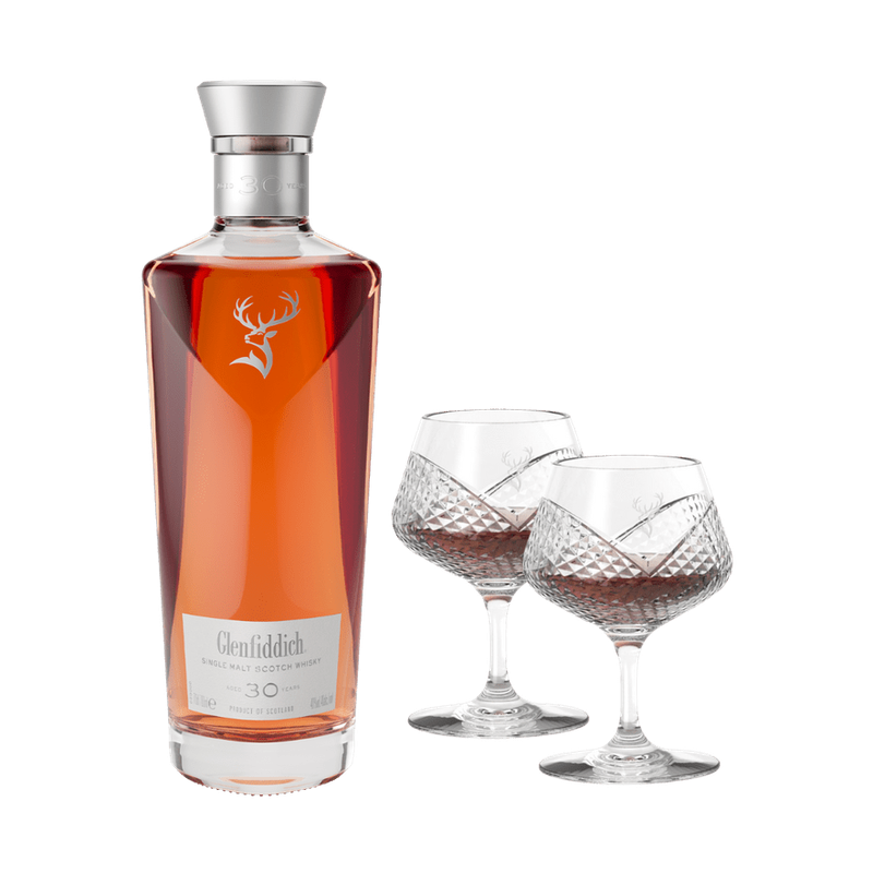 Glenfiddich 30 Year Old 'Suspended Time' with 2 Free Snifters - LoveScotch.com