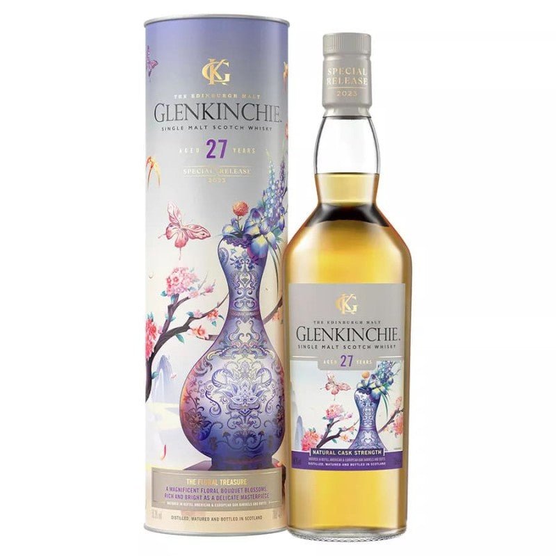 Glenkinchie 27 Year Old 'The Floral Treasure' Special Release 2023 Single Malt Scotch Whisky - LoveScotch.com 