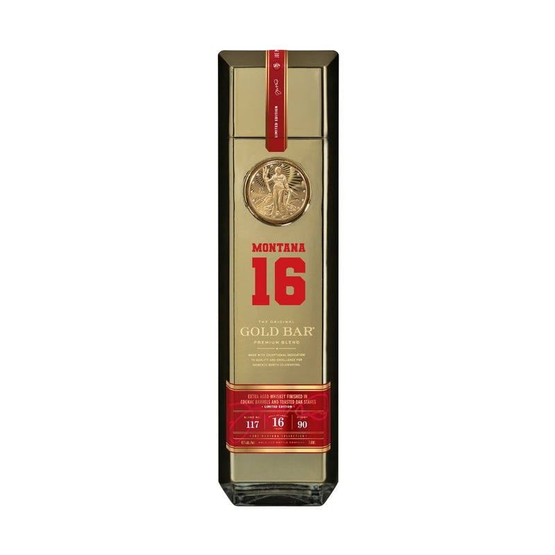 Gold Bar Whiskey Blend 117 Joe Montana Collection 16 Year Old