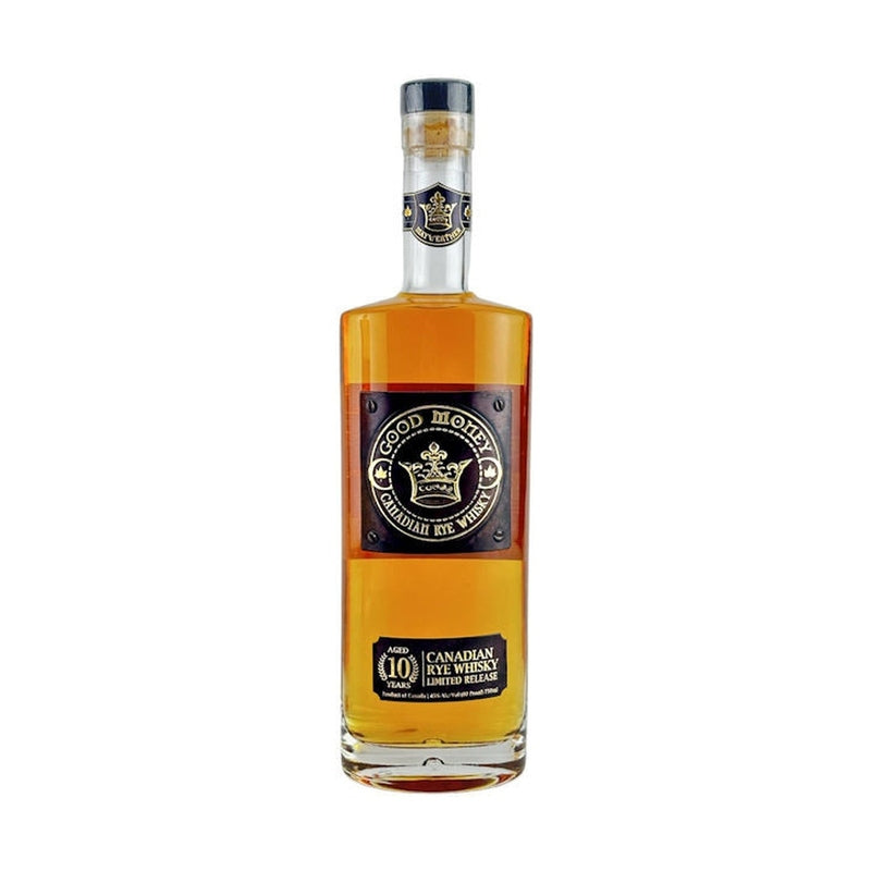 Good Money Limited Release 10 Year Canadian Rye Whisky bottle