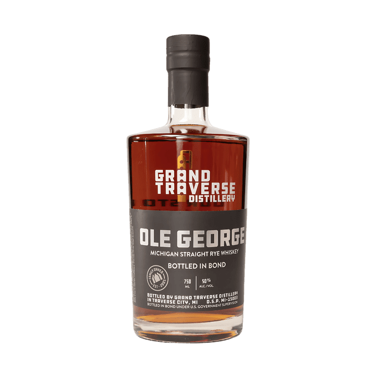 Grand Traverse Ole George Bottled In Bond Michigan Straight Rye Whiskey - LoveScotch.com