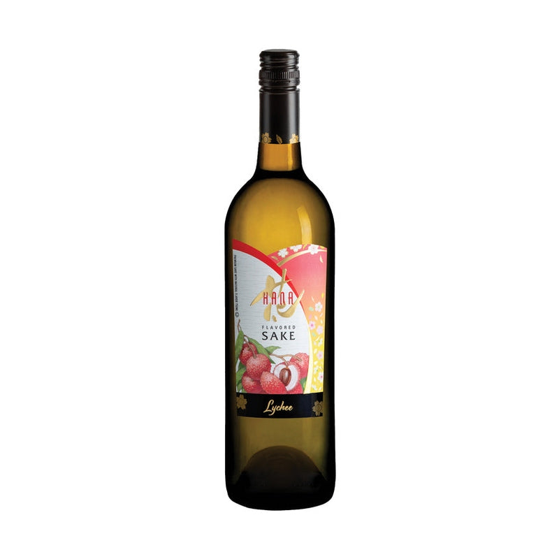 HANA Lychee Flavored Sake 750ml bottle