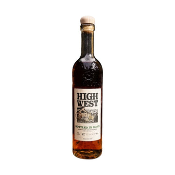 High West Bottled in Bond Straight Rye Whiskey bottle
