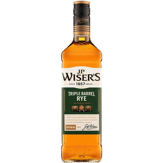 J.P. Wiser's 'Rye' Triple Barrel Blended Canadian Whisky - LoveScotch.com