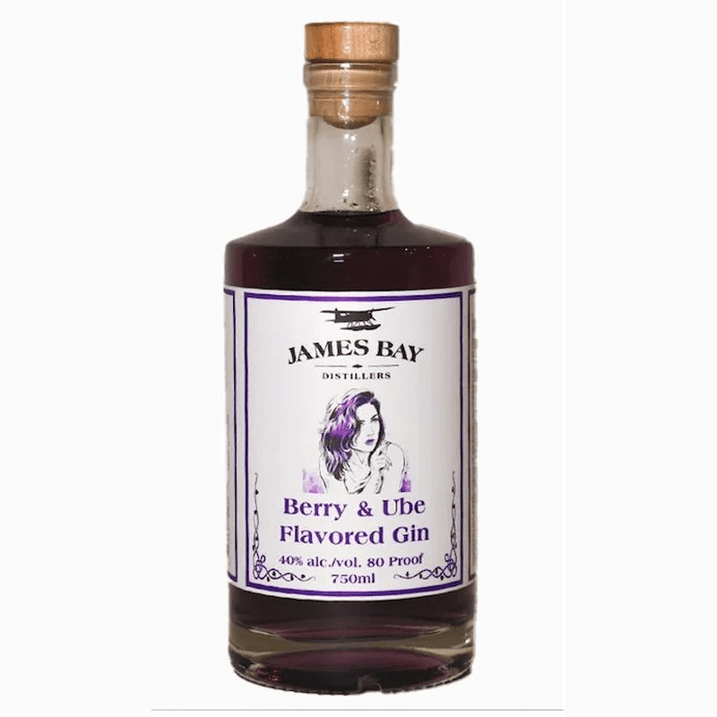 James Bay Berry & Ube Flavored Gin - LoveScotch.com 
