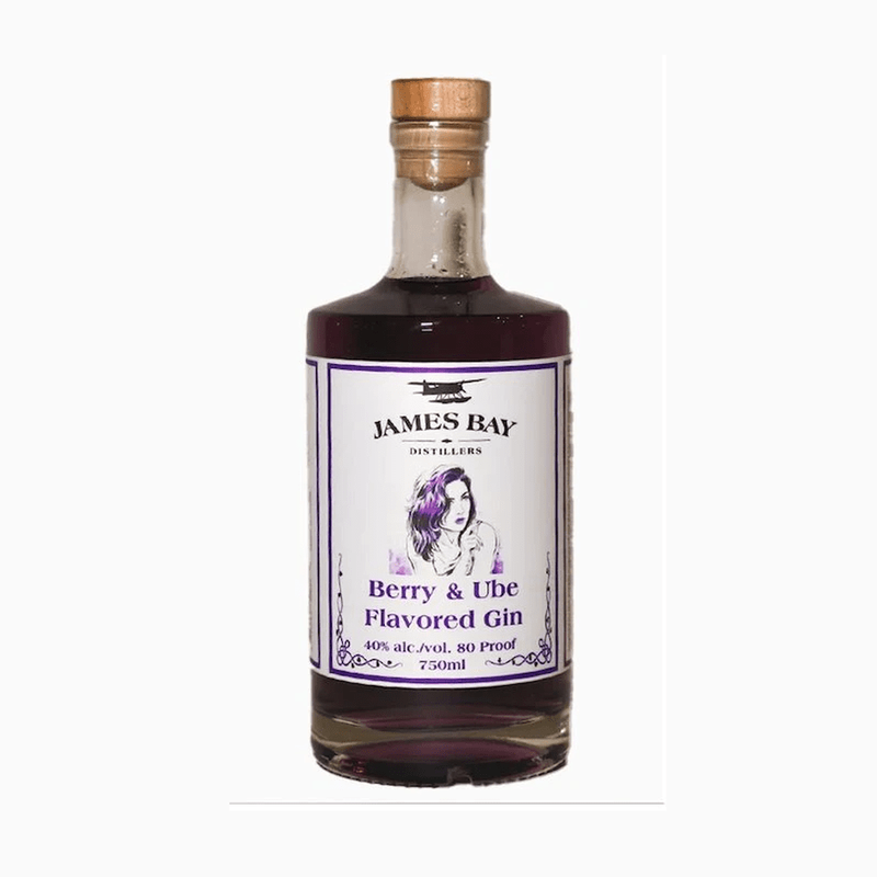 James Bay Berry & Ube Flavored Gin - LoveScotch.com 
