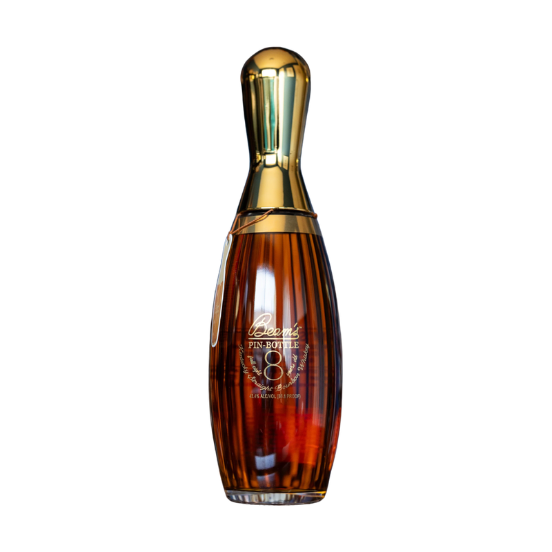 Jim Beam Beam's Pin Bottle 8 Year Old Kentucky Straight Bourbon - LoveScotch.com