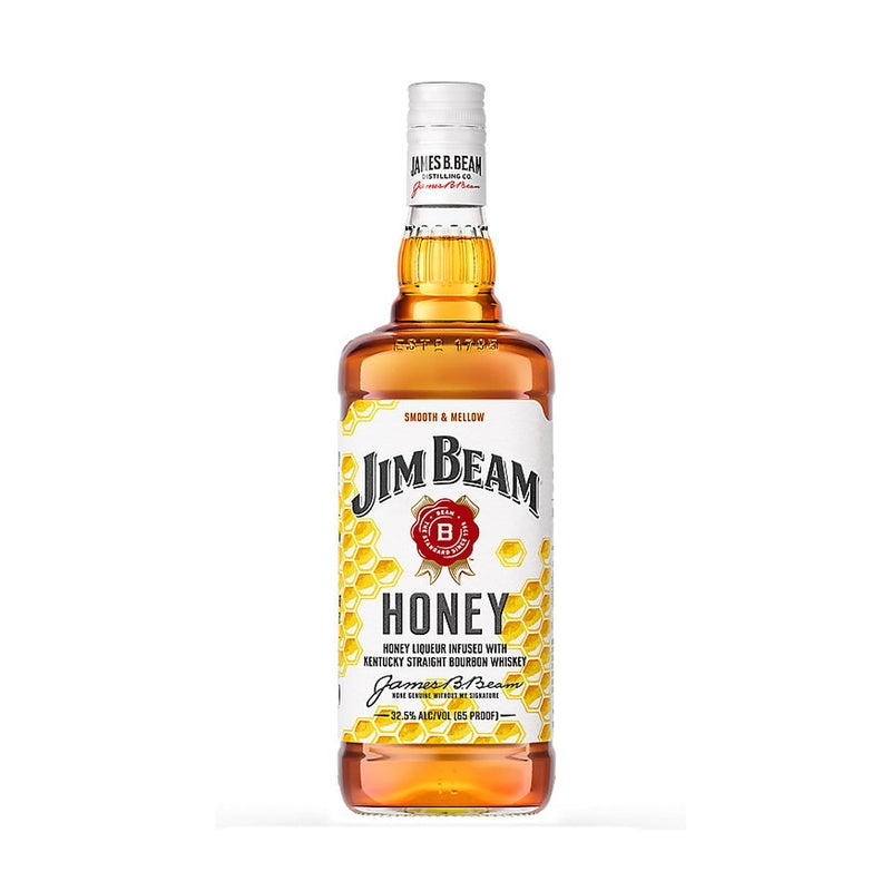 Jim Beam Honey Flavored Whiskey 1L bottle