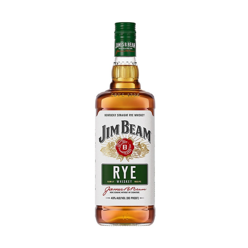 Jim Beam Kentucky Straight Rye Whiskey 1L bottle