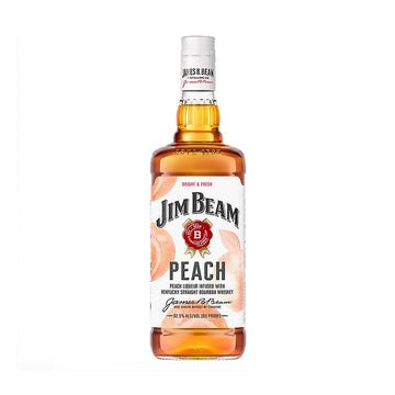 Jim Beam Peach Flavored Whiskey 1L bottle