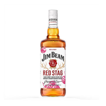 Jim Beam Red Stag Black Cherry Flavored Whiskey 1L bottle