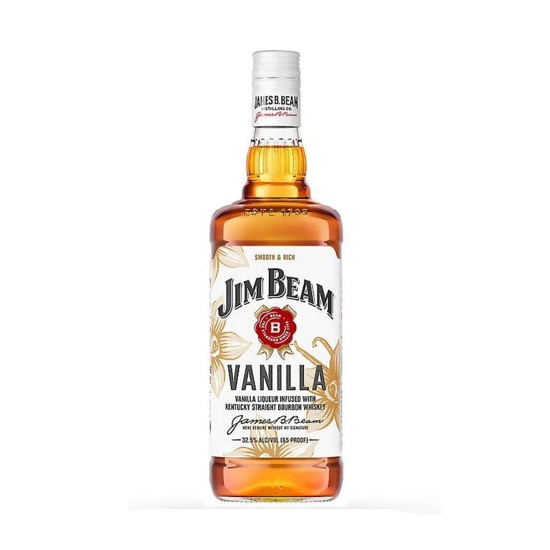 Jim Beam Vanilla Flavored Whiskey 1L bottle
